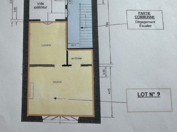 Saint-Affrique (12400) Superbe duplex T3 lumineux avec vue dégagée