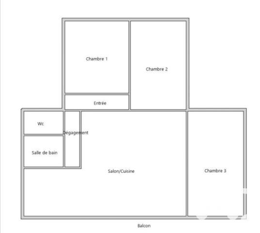 Appartement à vendre 4 pièces 74 m² Aubagne