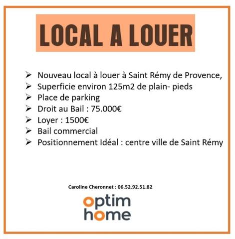 Local commercial à SAINT REMY DE PROVENCE