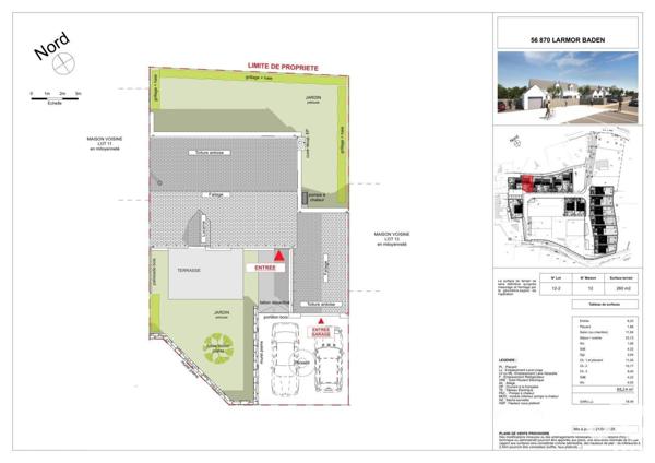 Maison 4 pièces de 88 m² à Larmor-Baden (56870)
