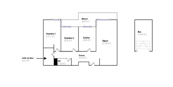 Appartement à vendre 3 pièces 62,73 m² Ermont