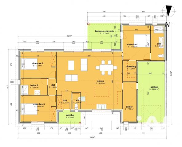 Maison à vendre 4 pièces 122 m² Mouleydier