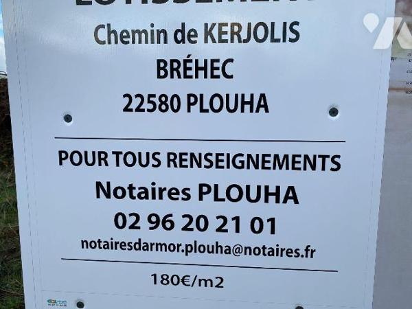 Terrain à Vendre à Plouha (22580) en Côtes-d'Armor (22)

Ce terrain à bâtir offre une surface...