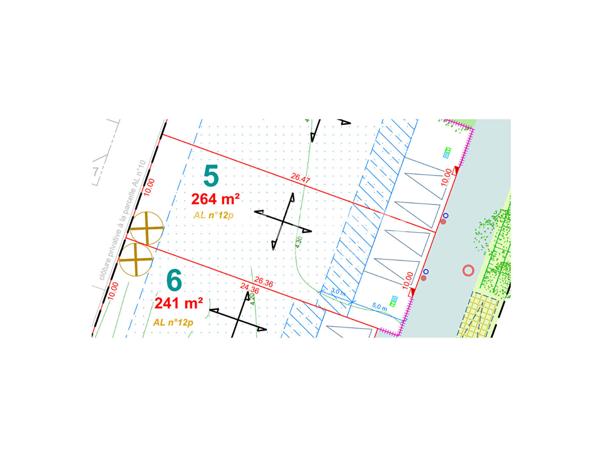 Terrain viabilisé La Chevroliere 264m² ( lot 5 )