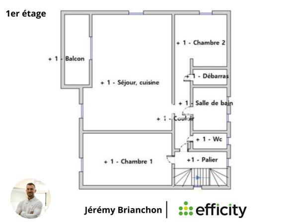 Maison 6 pièces - 160 m² Exclusivité efficity