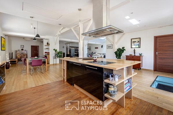 Loft duplex idéalement situé à Panazol