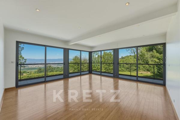LUCINGES (74380) – SPLENDIDE PROPRIÉTÉ CONTEMPORAINE DE PRESTIGE DE 460 M² – VUE PANORAMIQUE ET PISC