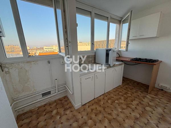 3 pièces - étage élevé - Métro 13