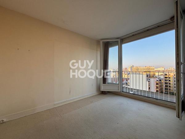 3 pièces - étage élevé - Métro 13