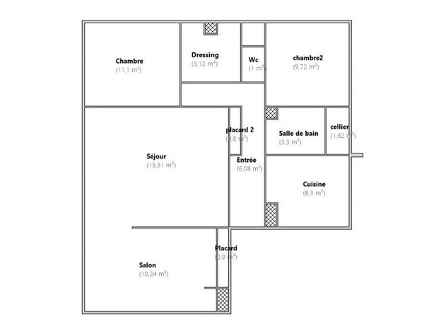 Romans-sur-Isère (26100) **À vendre à Romans-sur-Isère centre– Appartement T4 lumineux avec parc et stationnement sécurisé**