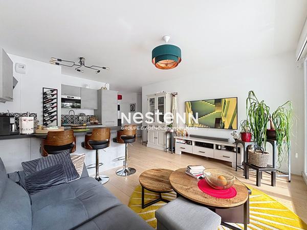 ISSY LES MOULINEAUX - Appartement traversant 4 pièces de 85,51m² avec terrasses dans un immeuble récent