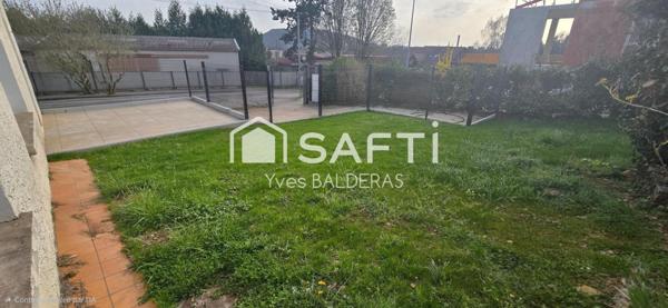 Joli T3 avec terrasse et jardin plein pied