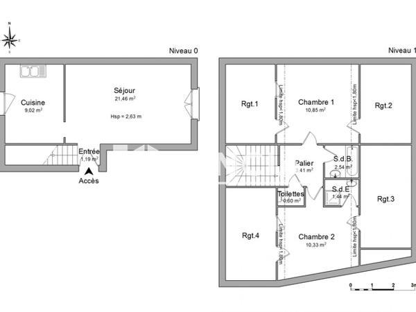 Location Appartement 3 pièces 61 m² - 2 RUE DIDIENNE Nantes 44000