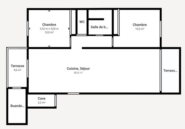 Appartement lumineux