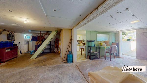 Maison individuelle T4 avec jardin 551m², dépendances et beau potentiel à Verberie.