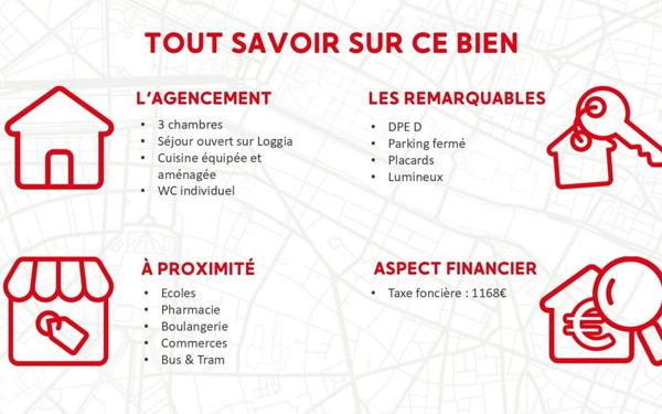 Appartement à vendre    4 pièces • 84,13 m2 Chenôve