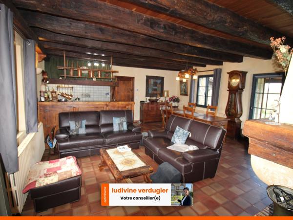 Maison à vendre à PAULHIAC 47150 Authenticité absolue, pierres apparentes, 2,7 Hectares de nature