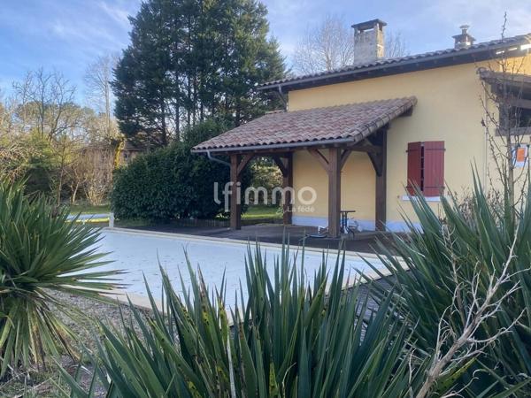 Maison landaise avec piscine, dépendance et terrain