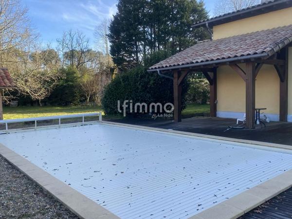 Maison landaise avec piscine, dépendance et terrain