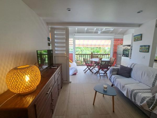 Studio rénové avec terrasse et vue verdoyante – Saint-François