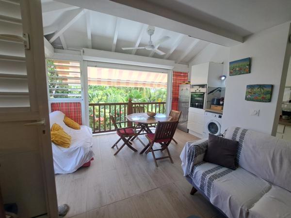 Studio rénové avec terrasse et vue verdoyante – Saint-François