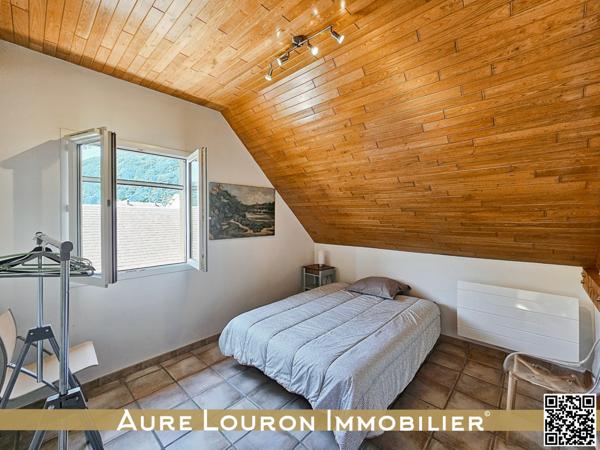 Sarrancolin (65410) MAISON AVEC GARAGE 6 PIECES 148m² AU CŒUR DE SARRANCOLIN (PORTE DES VALLÉES D'AURE & LOURON).