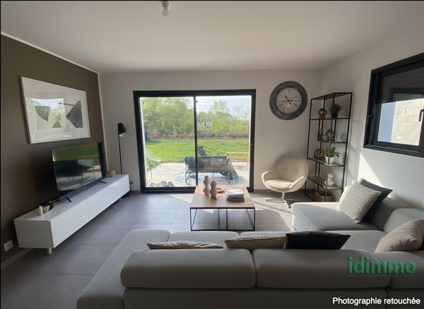 MAISON RÉCENTE (2023) EN LOTISSEMENT ACCESSIBILITÉ PMR DE 80M2 - RT 2012 AVEC UN TERRAIN DE 488 M2 À ANDAN Andancette (26140)