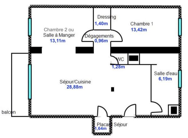 Vente / Appartement T3 à Les Pavillons-sous-Bois (93320)