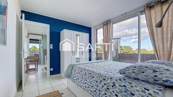 2 PIECES - DERNIER ETAGE - 2 GRANDES TERRASSES - PROCHE PLAGE