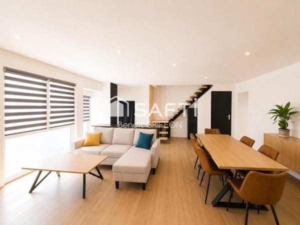 Maison rénovée avec patio et dépendance