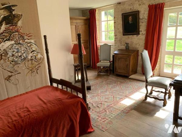 LISIEUX Nord Propriété 24ha Manoir 7 chambres, piscine, étang