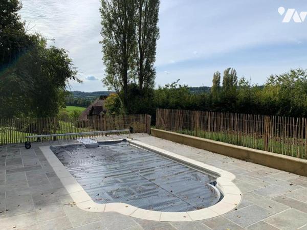 LISIEUX Nord Propriété 24ha Manoir 7 chambres, piscine, étang