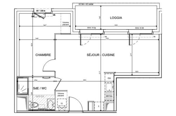 Appartement à vendre 2 pièces 45 m² Vichy
