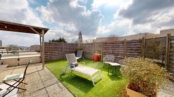 Maison Chatenay Malabry 7 pièces 128.69 m2 Carrez (191.29m² au total) + Toit Terrasse 76m² + Jardin 200m² environ