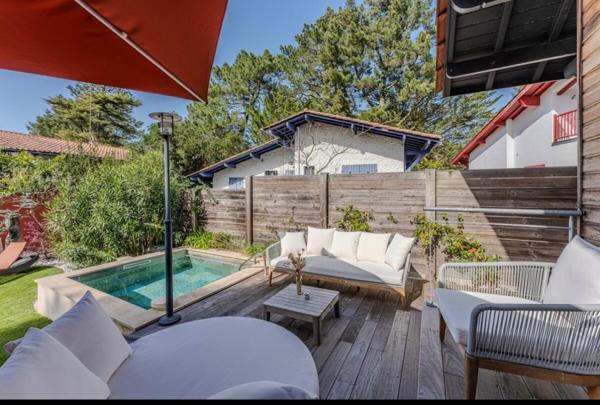 Maison de charme style Gaume au Moulleau