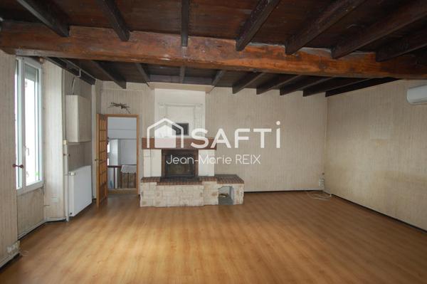 Grande maison de ville 230 m² – Fort potentiel – Jardin et grange