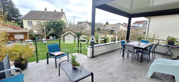 Maison familiale 4 chambres avec pergola