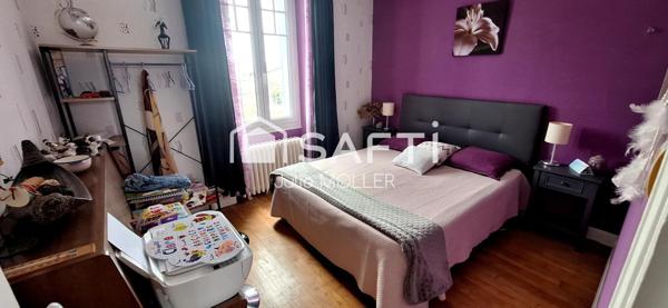 Maison familiale 4 chambres avec pergola