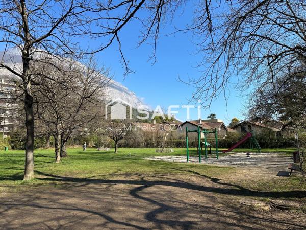 Opportunité rare à Meylan, rez-de Jardin, cadre privilégié dans la verdure !