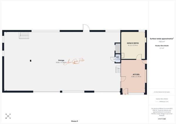 GARAGE AUTOMOBILE À REPRENDRE AVEC MURS