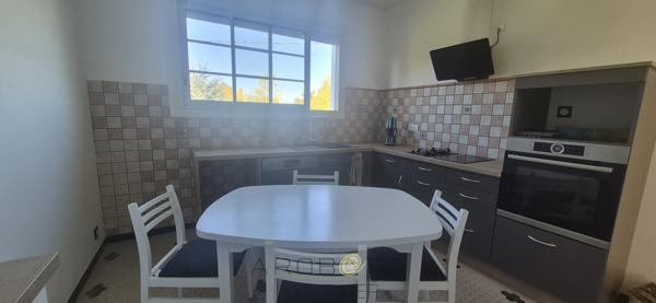 Tonneins – Appartement T3 bis meublé avec balcon, jardin et stationnement