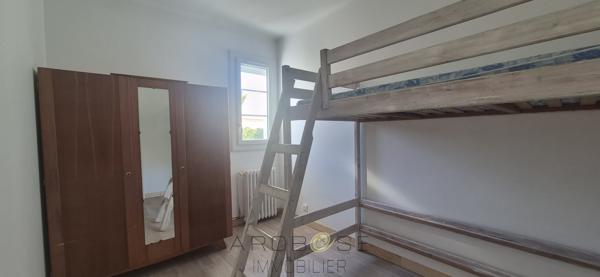 Tonneins – Appartement T3 bis meublé avec balcon, jardin et stationnement