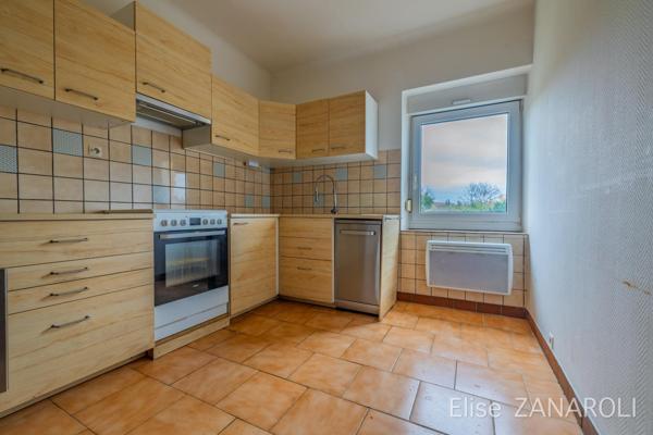 Appartement 3 pièces avec garage, jardin, cave et stationnement extérieur à Zoufftgen!