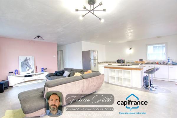 Doubs (25), à vendre Dannemarie sur Crète, maison P5 de 95 m2 + terrain de 410 m2