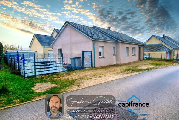 Doubs (25), à vendre Dannemarie sur Crète, maison P5 de 95 m2 + terrain de 410 m2