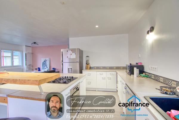 Doubs (25), à vendre Dannemarie sur Crète, maison P5 de 95 m2 + terrain de 410 m2