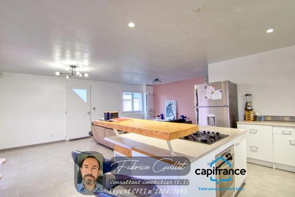 Doubs (25), à vendre Dannemarie sur Crète, maison P5 de 95 m2 + terrain de 410 m2