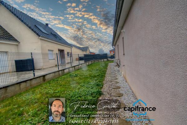 Doubs (25), à vendre Dannemarie sur Crète, maison P5 de 95 m2 + terrain de 410 m2