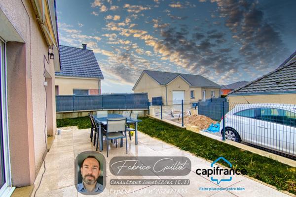 Doubs (25), à vendre Dannemarie sur Crète, maison P5 de 95 m2 + terrain de 410 m2