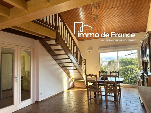 Plain-pied de 119 m², 4 chambres, bureau, 2 garages sur terrain de 1013 m²